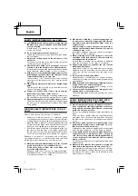 Предварительный просмотр 8 страницы Hitachi C 6SS Handling Instructions Manual