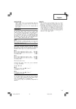 Preview for 11 page of Hitachi C 6SS Handling Instructions Manual