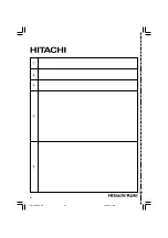 Предварительный просмотр 64 страницы Hitachi C 6SS Handling Instructions Manual