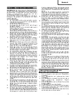 Предварительный просмотр 11 страницы Hitachi C 6U Handling Instructions Manual