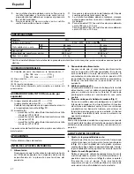 Предварительный просмотр 28 страницы Hitachi C 6U Handling Instructions Manual