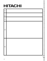 Предварительный просмотр 36 страницы Hitachi C 6U Handling Instructions Manual