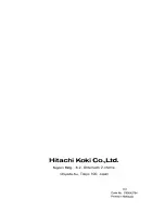 Предварительный просмотр 15 страницы Hitachi C 7SB Instruction Manual