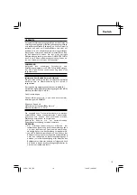 Предварительный просмотр 19 страницы Hitachi C 7ST Handling Instructions Manual