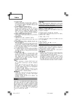 Предварительный просмотр 40 страницы Hitachi C 7ST Handling Instructions Manual