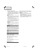 Предварительный просмотр 56 страницы Hitachi C 7ST Handling Instructions Manual