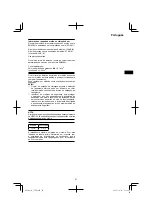 Предварительный просмотр 47 страницы Hitachi C 7UR Handling Instructions Manual