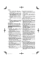 Предварительный просмотр 54 страницы Hitachi C 7UR Handling Instructions Manual