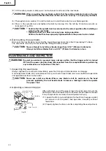 Предварительный просмотр 22 страницы Hitachi C 8FB2 Instruction Manual And Safety Instructions