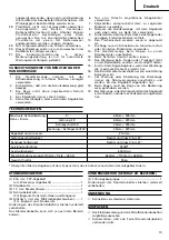 Предварительный просмотр 11 страницы Hitachi C 8FS Handling Instructions Manual