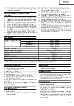 Предварительный просмотр 21 страницы Hitachi C 8FS Handling Instructions Manual