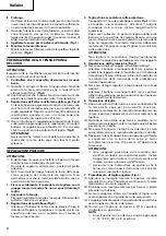 Предварительный просмотр 22 страницы Hitachi C 8FS Handling Instructions Manual