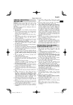 Предварительный просмотр 17 страницы Hitachi C 8FSE Handling Instructions Manual