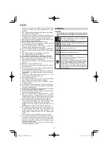 Предварительный просмотр 18 страницы Hitachi C 8FSE Handling Instructions Manual