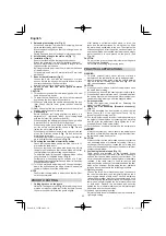 Предварительный просмотр 20 страницы Hitachi C 8FSE Handling Instructions Manual