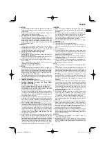 Предварительный просмотр 21 страницы Hitachi C 8FSE Handling Instructions Manual