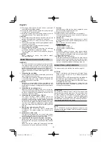 Предварительный просмотр 24 страницы Hitachi C 8FSE Handling Instructions Manual