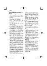 Предварительный просмотр 30 страницы Hitachi C 8FSE Handling Instructions Manual