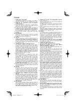 Предварительный просмотр 40 страницы Hitachi C 8FSE Handling Instructions Manual