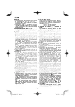 Предварительный просмотр 42 страницы Hitachi C 8FSE Handling Instructions Manual