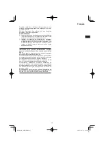 Предварительный просмотр 45 страницы Hitachi C 8FSE Handling Instructions Manual