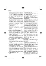 Предварительный просмотр 50 страницы Hitachi C 8FSE Handling Instructions Manual