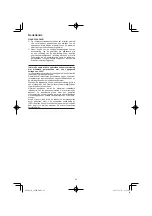 Предварительный просмотр 64 страницы Hitachi C 8FSE Handling Instructions Manual