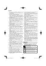 Предварительный просмотр 66 страницы Hitachi C 8FSE Handling Instructions Manual