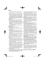 Предварительный просмотр 70 страницы Hitachi C 8FSE Handling Instructions Manual