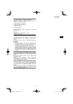 Предварительный просмотр 93 страницы Hitachi C 8FSE Handling Instructions Manual