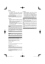 Предварительный просмотр 102 страницы Hitachi C 8FSE Handling Instructions Manual