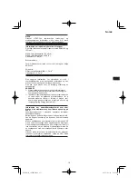 Предварительный просмотр 111 страницы Hitachi C 8FSE Handling Instructions Manual