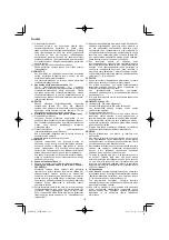 Предварительный просмотр 116 страницы Hitachi C 8FSE Handling Instructions Manual