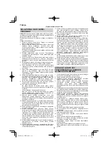 Предварительный просмотр 132 страницы Hitachi C 8FSE Handling Instructions Manual