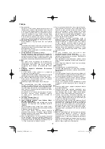 Предварительный просмотр 136 страницы Hitachi C 8FSE Handling Instructions Manual