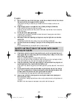 Предварительный просмотр 20 страницы Hitachi C 9U3 Handling Instructions Manual