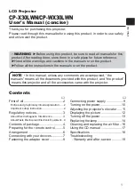 Preview for 1 page of Hitachi C-WX30LWN User Manual