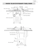 Предварительный просмотр 9 страницы Hitachi C10LA - 10" Cabinet Saw Instruction Manual