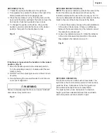 Предварительный просмотр 17 страницы Hitachi C10LA - 10" Cabinet Saw Instruction Manual