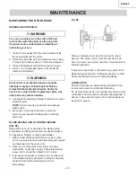 Предварительный просмотр 23 страницы Hitachi C10LA - 10" Cabinet Saw Instruction Manual