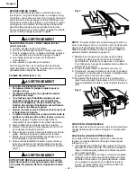 Предварительный просмотр 42 страницы Hitachi C10LA - 10" Cabinet Saw Instruction Manual