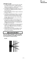 Предварительный просмотр 45 страницы Hitachi C10LA - 10" Cabinet Saw Instruction Manual