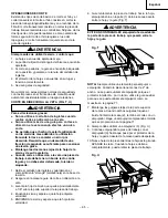 Предварительный просмотр 65 страницы Hitachi C10LA - 10" Cabinet Saw Instruction Manual