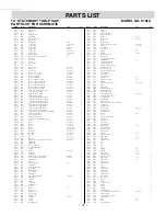 Предварительный просмотр 72 страницы Hitachi C10LA - 10" Cabinet Saw Instruction Manual