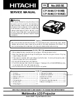 Hitachi C11XM25 Service Manual preview