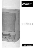 Hitachi C1420VT-311 Instruction Manual preview