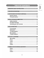 Preview for 3 page of Hitachi C15-LC800SNT Operation Manual