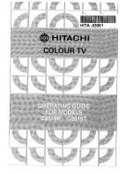 Preview for 1 page of Hitachi C2519R Operating Manual