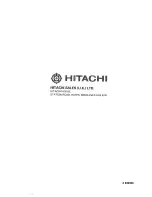 Preview for 20 page of Hitachi C2519R Operating Manual