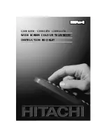 Preview for 1 page of Hitachi C28W410SN Instruction Manual